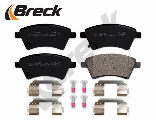 Placute frana BRECK 243910070100